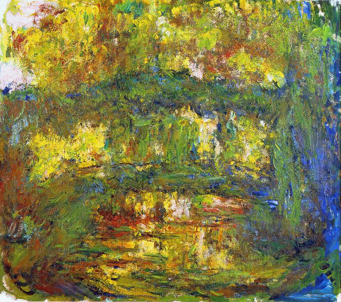 De Japanse brug en de waterlelies, Claude Monet van Meesterlijcke Meesters