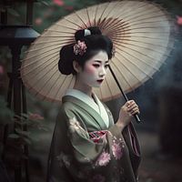 Jonge Geisha in opleiding