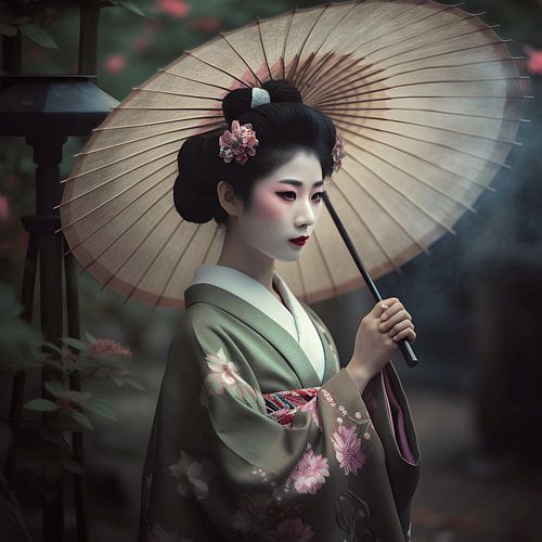 Jeune geisha en formation