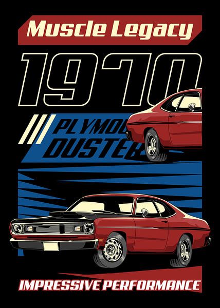 Plymouth Duster Muscle Car by Adam Khabibi