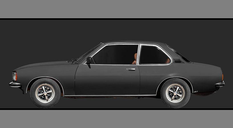 Opel Ascona B in black by aRi F. Huber