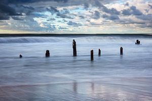 Die Ostseeküste an einem stürmischen Tag
