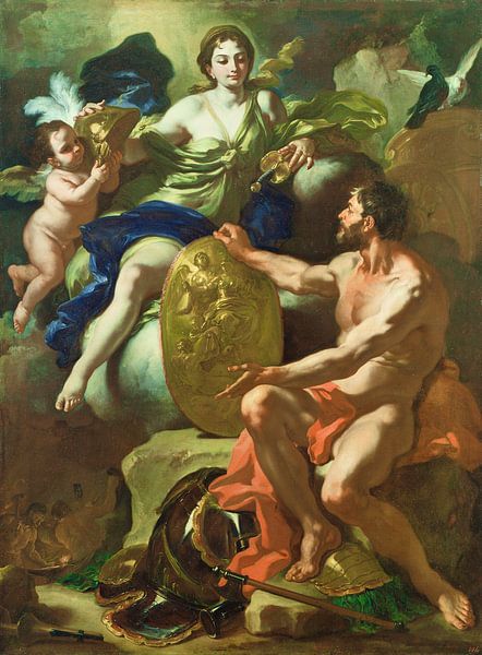 Vénus à la forge de Vulcain - Francesco Solimena, 1704 par Atelier Liesjes