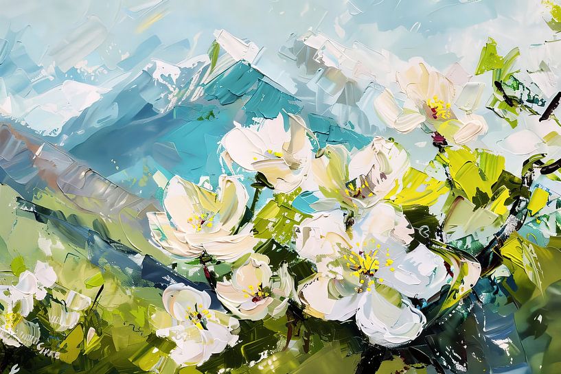 Apple blossom in Merano by Frank Heinz