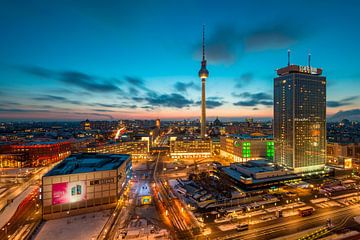 Berlijnse skyline van Robin Oelschlegel