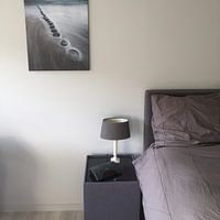 Klantfoto: Aan zee van Raoul Baart, op canvas