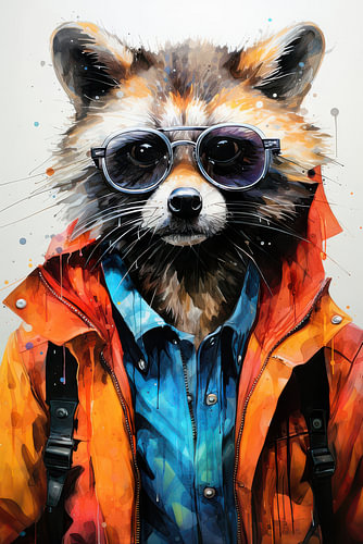 Wasbeer dierenkunst #wasbeer