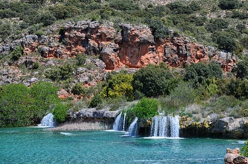 Lagunas de Ruidera, provincie Albacete, Spanje.