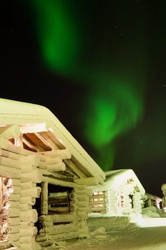 lumière du nord - Iso Syöte - Finlande - Laponie sur Erik van 't Hof