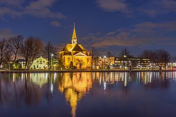 Alphen aan den Rijn - Die Kirche von Oudshoorn von Frank Smit Fotografie