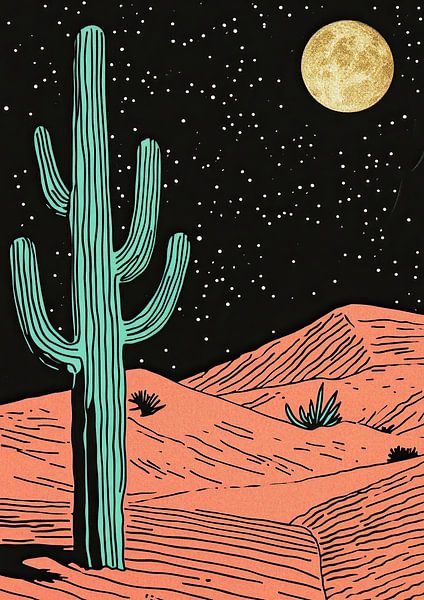 Desert Majesty: Cactus King by Niklas Maximilian