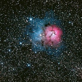 la nébuleuse Trifide - Messier 20 sur Monarch C.
