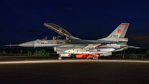 Royal Air Force F-16B MLU Fighting Falcon.