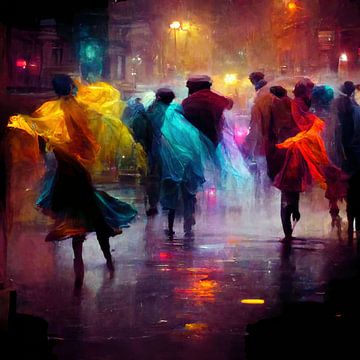 Dansend in de straten tijdens een zwoele zomernacht. Deel 6 van Maarten Knops