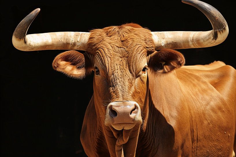 Majestic bull with impressive horns by Imperial Art House