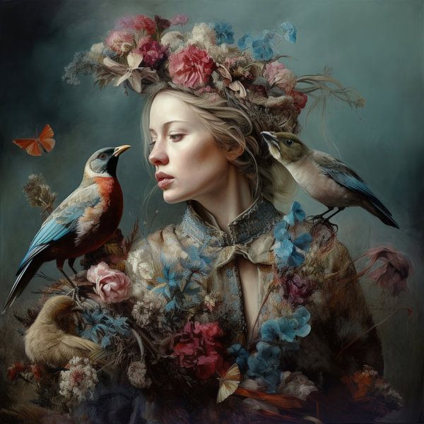 Fine art portrait "Garden of Eden" by Carla Van Iersel