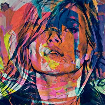 Kate Moss Abstract Spel Deel 2 van Felix von Altersheim