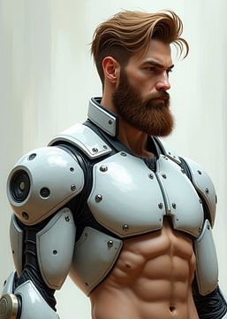 robotic beraded man by Ern Setiawan