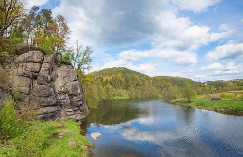 Kletterfelsen am Schwarzen Regen bei Viechtach