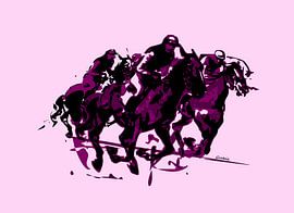 Horse race by ! Grobie