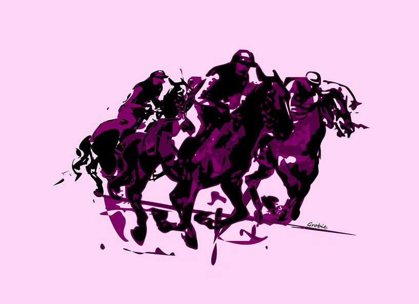 Horse race by ! Grobie
