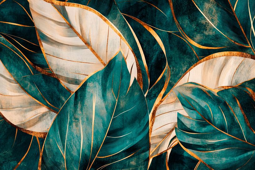 Tropical leaves by Poster Art Shop