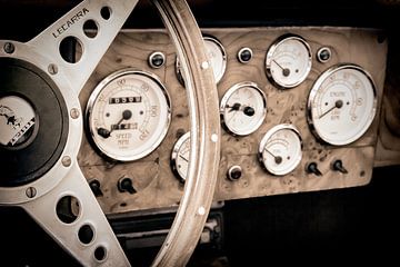 Vintage Dashboard Jaguar XK 120 von Jan van der Knaap