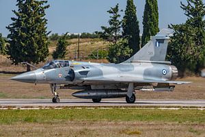 Griechische QRA Mirage 2000 kurz vor dem Abflug.