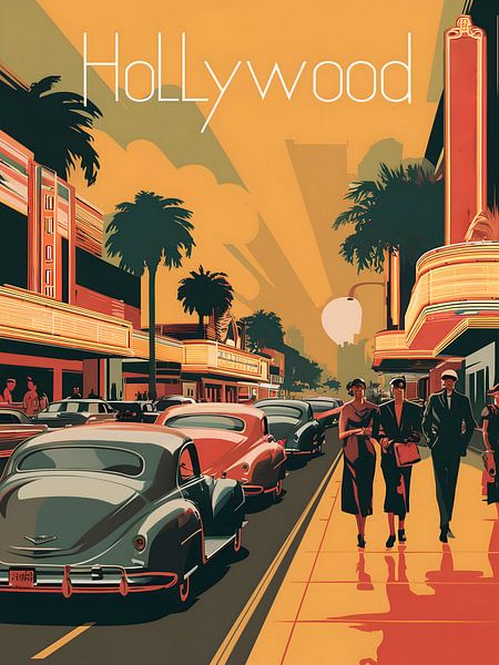 &quot;Hollywood Glamour: Nostalgie des alten Films&quot; von Robert Swaine