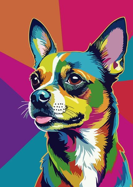 Chihuahua Pop Art von MIROKKU