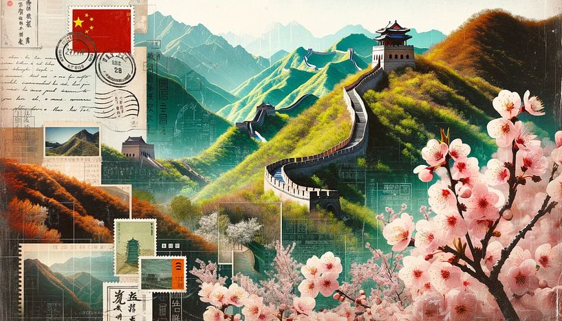 Spring on the Great Wall by artefacti