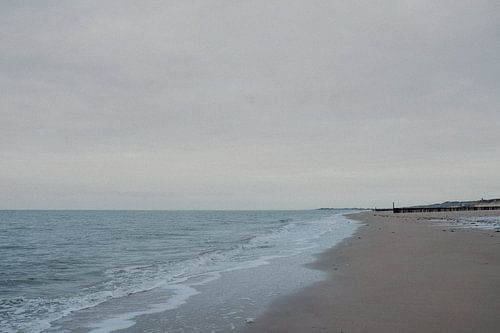 Leerer Strand Dishoek in Vlissingen