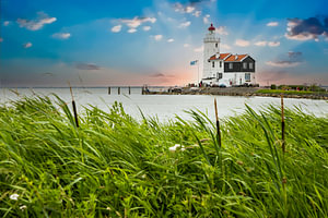 Marken-Pferde-Leuchtturm