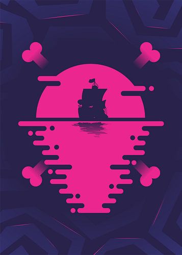 PIRATEN ANIME SILHOUET