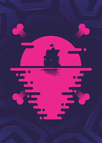 PIRATEN ANIME SILHOUETTE von Taufan Heriyansyah