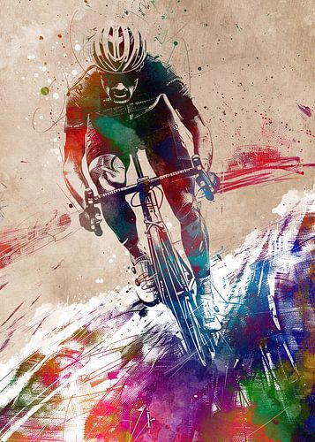 Wielersport kunst #wielrennen #sport #fiets