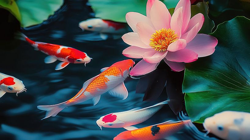 Koi Harmony by Fadila Fitra Kusuma Jaya