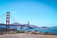 Golden Gate Bridge, San Francisco, Amerika van Daphne Groeneveld thumbnail