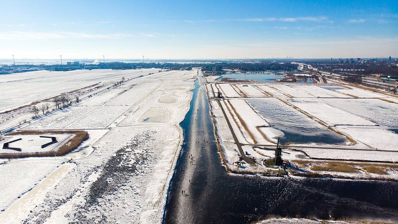 Schaatsen in Leiderdorp van Eveline Kallenberg
