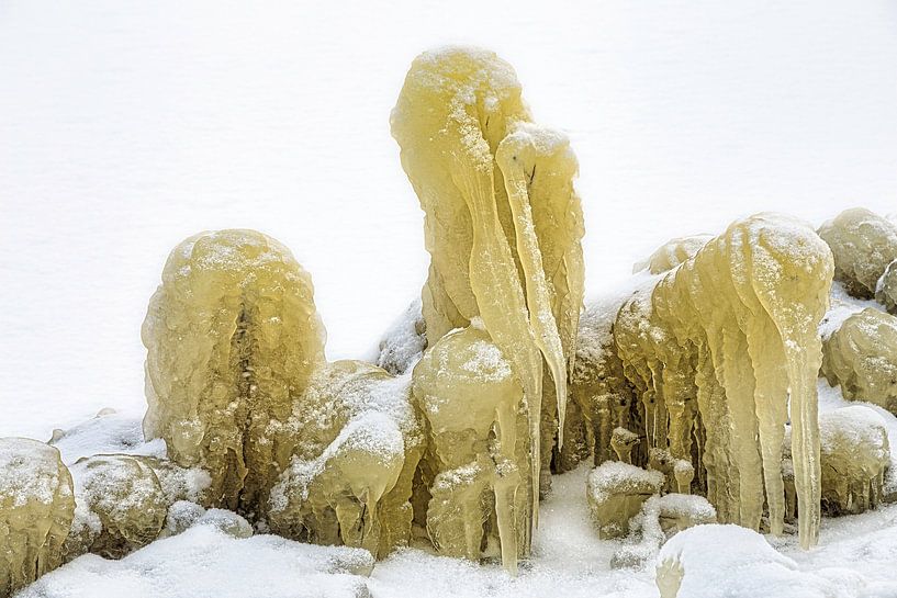 Sculpture de glace par Peter Bolman