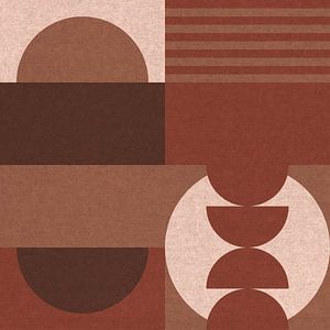 Retro Bauhaus abstract geometrisch in II
