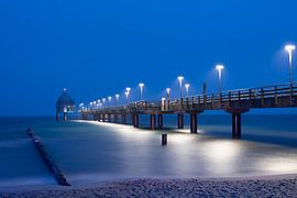 Zingst pier met duikgondel van Stephan Schulz