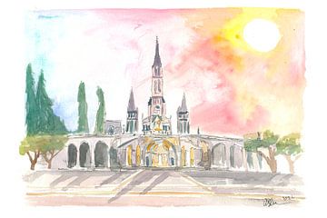 Rosenkranzbasilika in der Wallfahrtskirche Unserer Lieben Frau von Lourdes