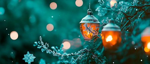 Winterzauber mit Lichtern