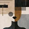 Abstract portret (Gezien bij vtwonen) van Mirjam Duizendstra