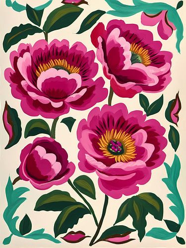 Vibrant Pink flowers