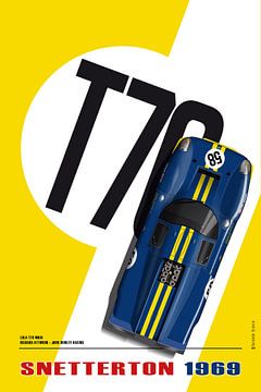 Lola T70 John Woolfe, Snetterton 1969 by Theodor Decker