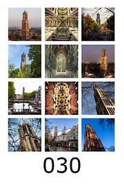 Fotocollage des Doms in Utrecht | 030 von André Blom Fotografie Utrecht