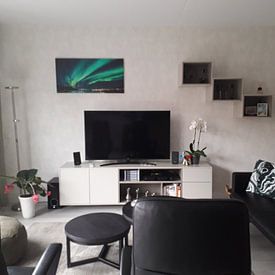 Customer photo: Aurora Panorama by Sascha Kilmer, on canvas