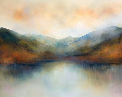 Abstrakte Landschaft | Neblige Echos